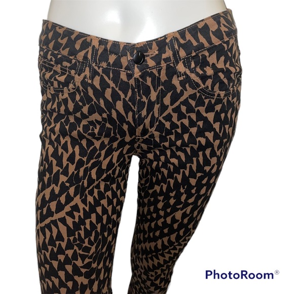 Joe’s Jeans Wild Collection The Skinny Animal Print Tan Black Jeans - Size 27 - Picture 2 of 10